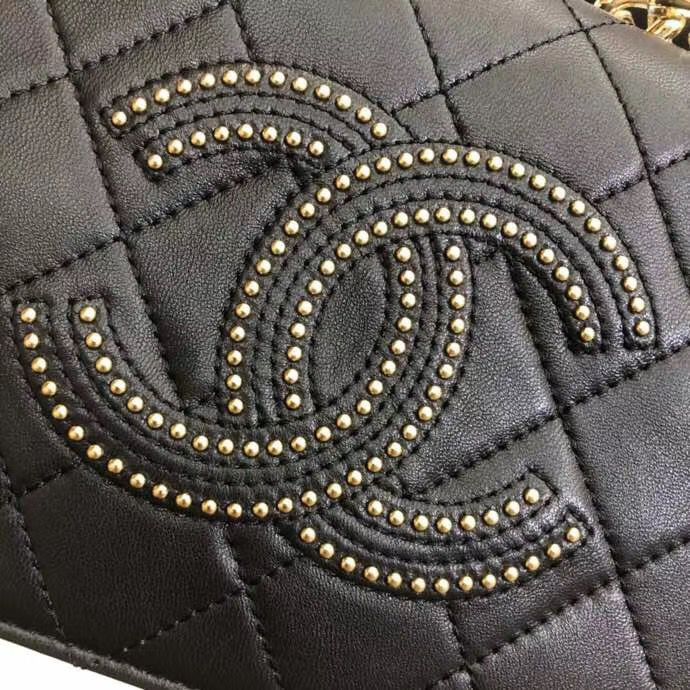 CHANEL フラップ バッグ ショルダーバッグ マト CC チェーン 黒 AS1514 B02377 10602