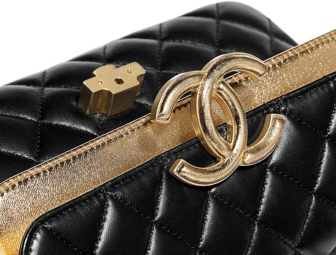 シャネル CHANEL スモール フラップ バッグ ショルダー CC ラム ブラック A57275 B00963 N0784