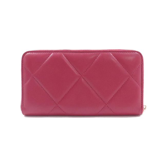 シャネル長財布 レディース CHANEL AP0946 ロング ジップ ウォレット CCマーク ゴートスキン レザー キルティング