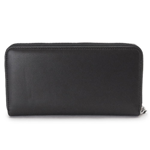 シャネル長財布 レディース CHANEL 財布 ラウンドファスナー CCココマーク レザー ブラック ×ホワイト 黒 A84124 Y01480 C0229