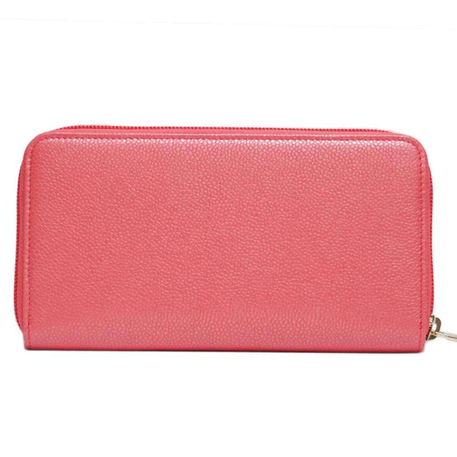 シャネル財布 ステッチCCシグネチャー キャビアスキン ジップウォレット ラウンドファスナー財布 A50071 CHANEL