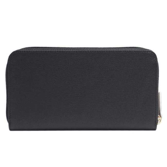 シャネル財布 ステッチCC ココシグネチャー ジップウォレット/ラウンドファスナーサイフ 黒/GO A50071 CHANEL