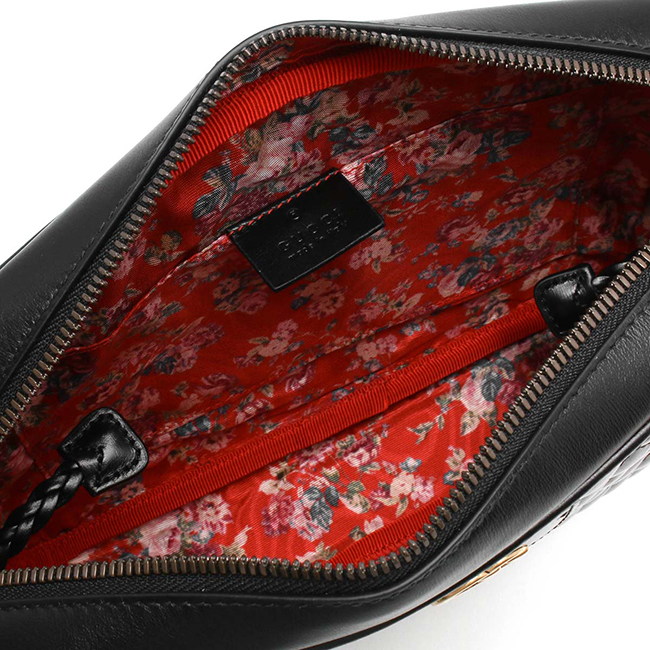 グッチ GUCCI ショルダーバッグ GGマーモント/GG MARMONT キルティング スモール/QUILTING SMALL ブラック&グリーン&レッド 541051 0YKMT 1060