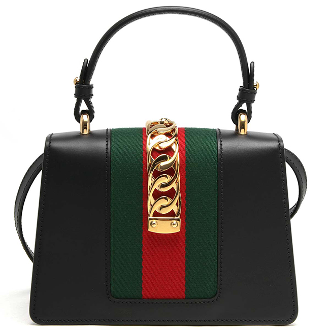 グッチ GUCCI ハンドバッグ/ショルダーバッグ シルヴィ/SYLVIE ブラック&グリーン&レッド 470270 D4ZAG 8015 2019年春夏新作 レディース