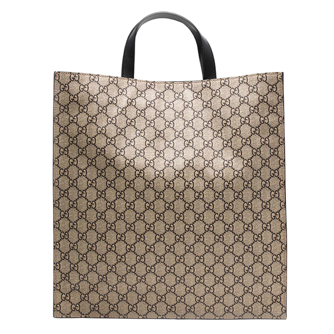 GUCCI トートバッグ/ショルダーバッグ ビープリント GGスプリーム BEE PRINT GG SUPREME ベージュ&ブラック 450950 K571T 8666 メンズ レディース