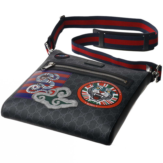GUCCI ショルダーバッグ 【NIGHT COURRIER:ナイトクーリエ】 474137 9F23N 8850 ネイビー