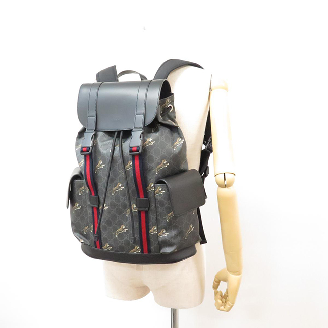 GUCCI グッチ GGスプリーム キャンバス タイガー バックパック 495563G02CX8675