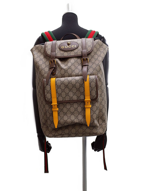 GUCCI グッチ『ソフト GGスプリーム キャンバス バックパック』473869 メンズ