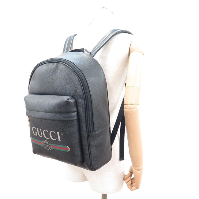 GUCCI グッチ GUCCIプリント レザーバックパック リュックサック 547834 0Y2BT 8163