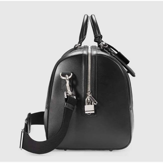 GUCCIグッチ グッチシグネチャーレザーダッフル 旅行カバン 2WAYボストンバッグ ショルダーバッグ 406380 CWCBN 1000