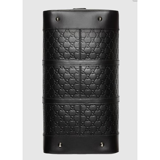 GUCCIグッチ グッチシグネチャーレザーダッフル 旅行カバン 2WAYボストンバッグ ショルダーバッグ 406380 CWCBN 1000
