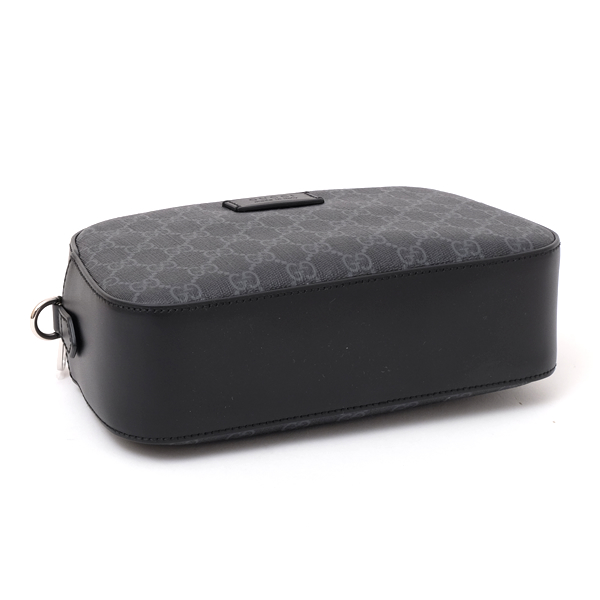 グッチ GUCCI GGスプリームキャンバス ショルダーバッグ クラッチ ブラック×グレー [メンズ] 574886 K5RLN 1095