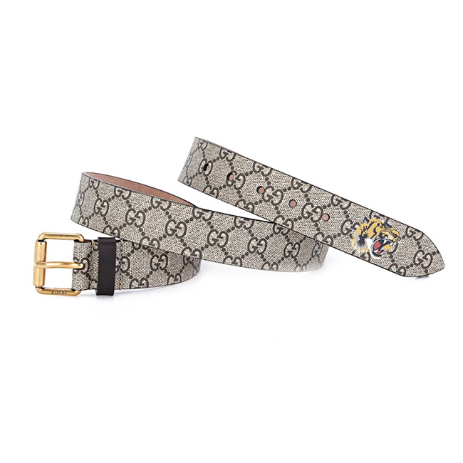 グッチ GUCCI タイガー＊スネーク GGスプリーム レザー ベルト 434520 K5W1T 8692