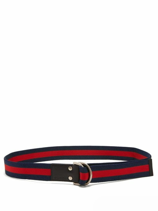 グッチ  GUCCI 人気 リングストライプキャンバスベルト青   434520 K5W1T 3369