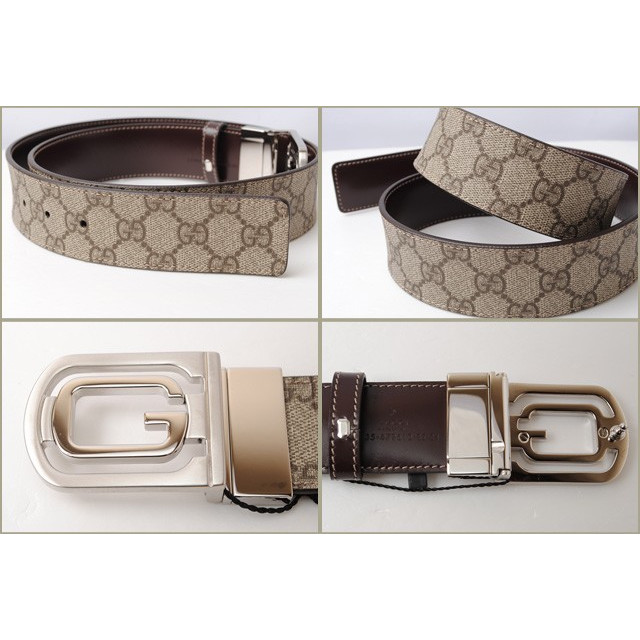 グッチ ベルト GUCCI メンズアパレル GGプラス Gバックル GGブラウン/ベージュ 232835 FN0TK 9643