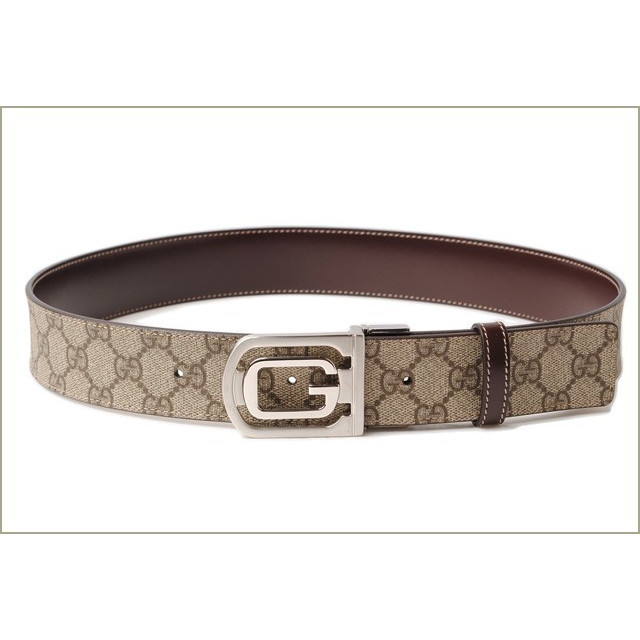 グッチ ベルト GUCCI メンズアパレル GGプラス Gバックル GGブラウン/ベージュ 232835 FN0TK 9643