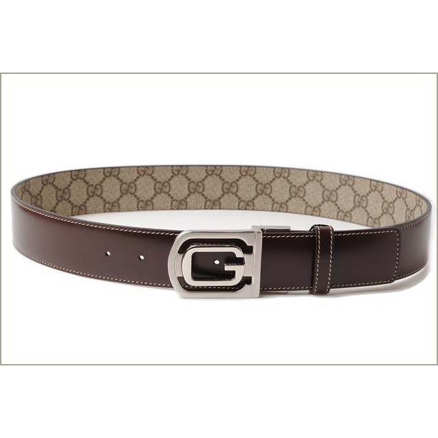 グッチ ベルト GUCCI メンズアパレル GGプラス Gバックル GGブラウン/ベージュ 232835 FN0TK 9643