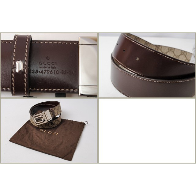 グッチ ベルト GUCCI　メンズアパレル GGプラス　Gバックル　GGブラウン/ベージュ　232835 FN0TK 9643