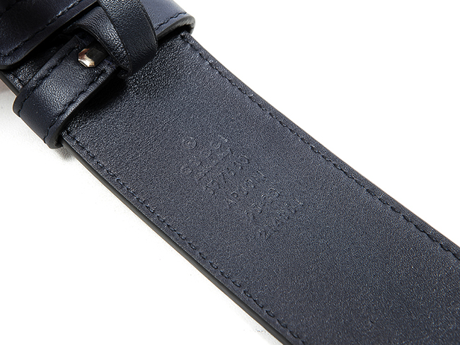 グッチ 《GUCCI》 ダブルGGシルバーバックル レザーベルト397660 AP00N 4009