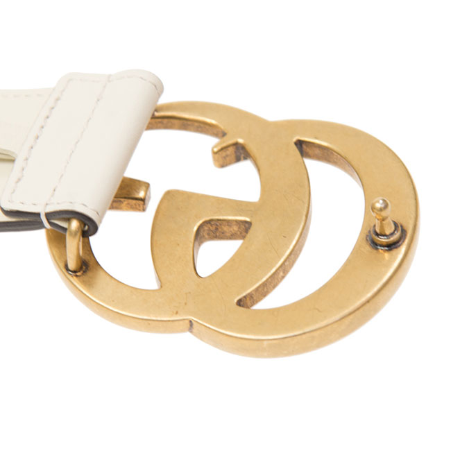 グッチ GUCCI Sylvieウェブリボン ダブルG ベルト409416 HE2MT 8351
