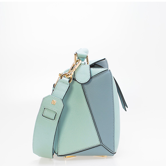 ロエベ LOEWE バッグ レディース 2WAYハンド/ショルダーバッグ PUZZLE BAG [パズル バッグ] アクアブルー/ライトブルー/ストーンブルー 322 30US20 6235