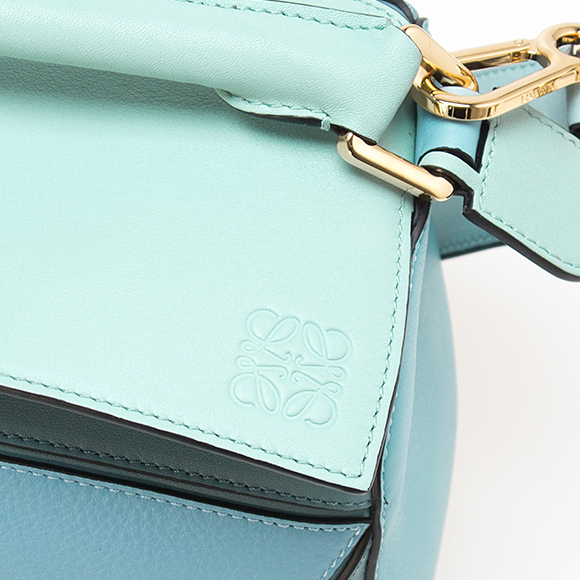 ロエベ LOEWE バッグ レディース 2WAYハンド/ショルダーバッグ PUZZLE BAG [パズル バッグ] アクアブルー/ライトブルー/ストーンブルー 322 30US20 6235