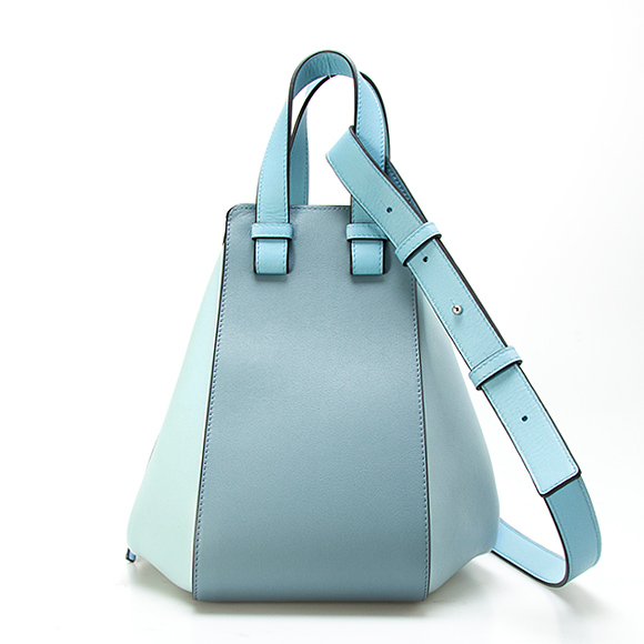 ロエベ LOEWE バッグ レディース 2WAYハンド/ショルダーバッグ ブルーマルチ HAMMOCK SMALL BAG [ハンモック スモールバッグ] 387 30TS35 8880
