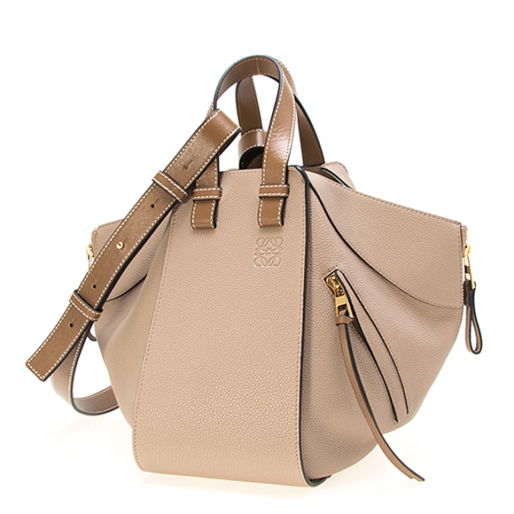 ロエベ LOEWE バッグ レディース 2WAYハンド/ショルダーバッグ サンドベージュ×ミンクブラウン HAMMOCK SMALL [ハンモック スモールバッグ] 38712KBN60 2566