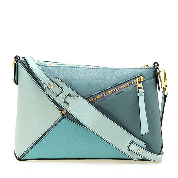 ロエベ LOEWE バッグ レディース ショルダーバッグ PUZZLE MINI BAG [パズル ミニバッグ] ストーンブルーマルチ 322 30TS74 8880 