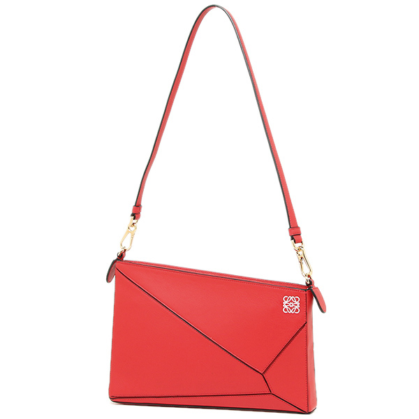 ロエベ バッグ LOEWE 32289M87 7100 パズル PUZZLE ショルダーバッグ RED