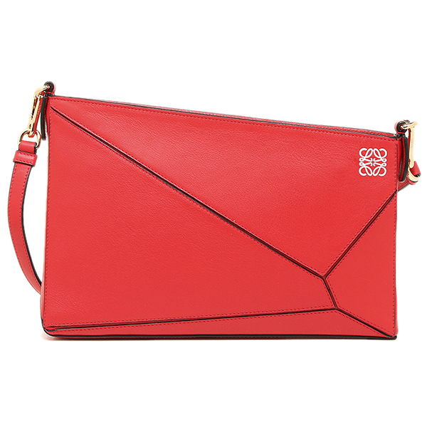 ロエベ バッグ LOEWE 32289M87 7100 パズル PUZZLE ショルダーバッグ RED