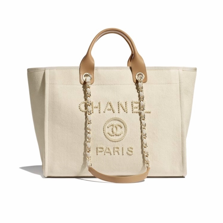 CHANEL シャネル 20SS ドーヴィル トートバッグ ショッピングバッグ A66941 B02914 N6947