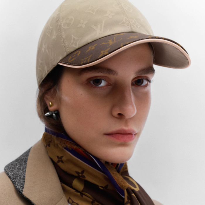 LOUIS VUITTON モノグラム ベージュ バイカラー キャップ M76504
