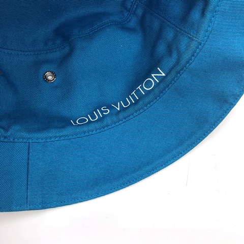 LOUISVUITTON　ルイヴィトン　シャポー　モノグラム　デニム　バケット　ハット　ブロン　ベージュ　M76213
