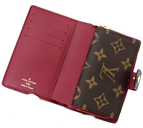 ルイ・ヴィトン LOUIS VUITTON モノグラム ポルトフォイユ ジュリエット M69433 フューシャ PVC レザー レディース財布
