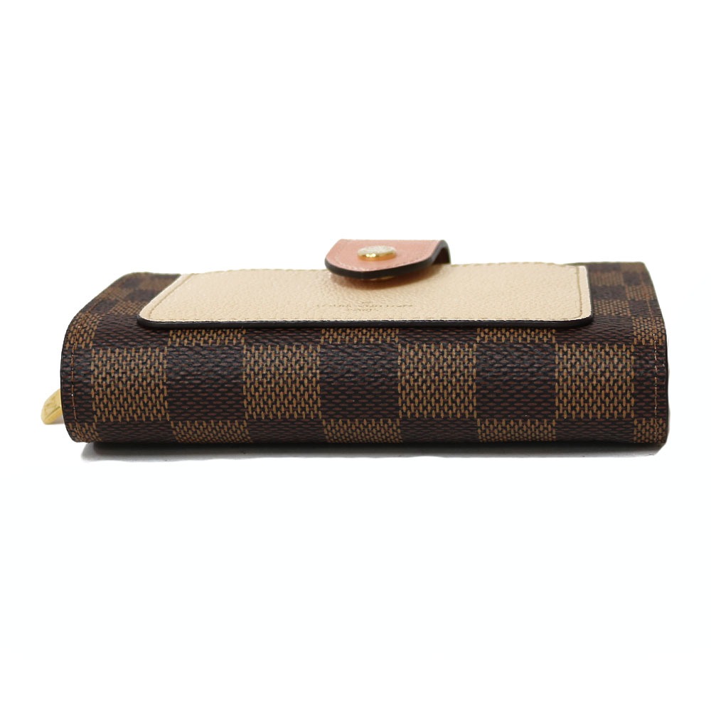 LOUIS VUITTON ルイ・ヴィトン 二つ折り財布 ダミエ ジュリエット N60380 ブラウン レディース