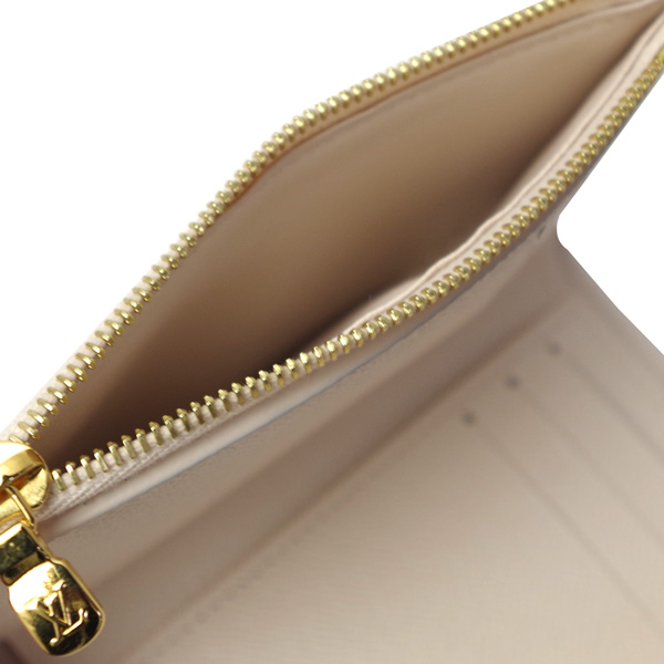 ルイヴィトン財布 レディース LOUIS VUITTON ポルトフォイユ ヴィクトリーヌ M80386 ベージュ