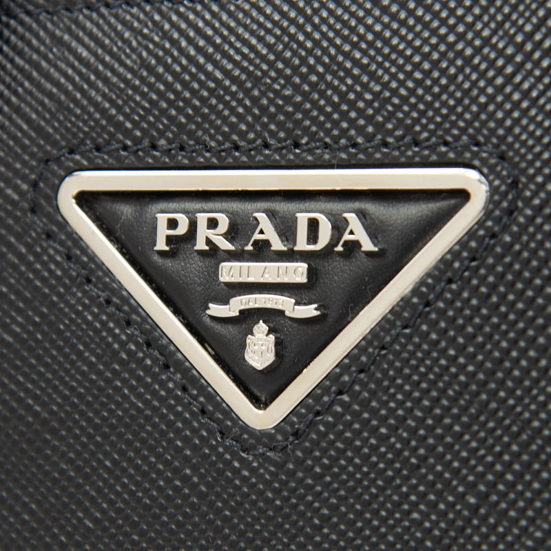 PRADA プラダ モノクローム ショルダー付き 2WAY ハンドバッグ ショルダーバッグ ブラック 1BA269 2ERX F0002