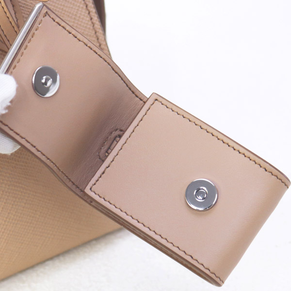 プラダ PRADA バッグ モノクローム ショルダー付き 2WAY ハンドバッグ ピンクベージュ 1BA269 2ERX F0ORK