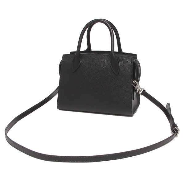 プラダ バッグ ハンドバッグショルダーバッグ サフィアーノモノクロームバッグ ブラック レディース PRADA 1BA269 2ERX NOO F0632