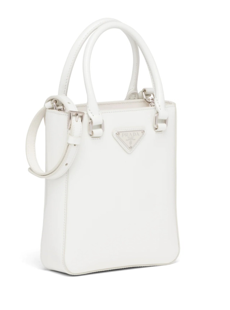 プラダ 【PRADA】スモール ブラッシュドレザー トートバッグ 1BA331_ZO6_F0009_V_OOO