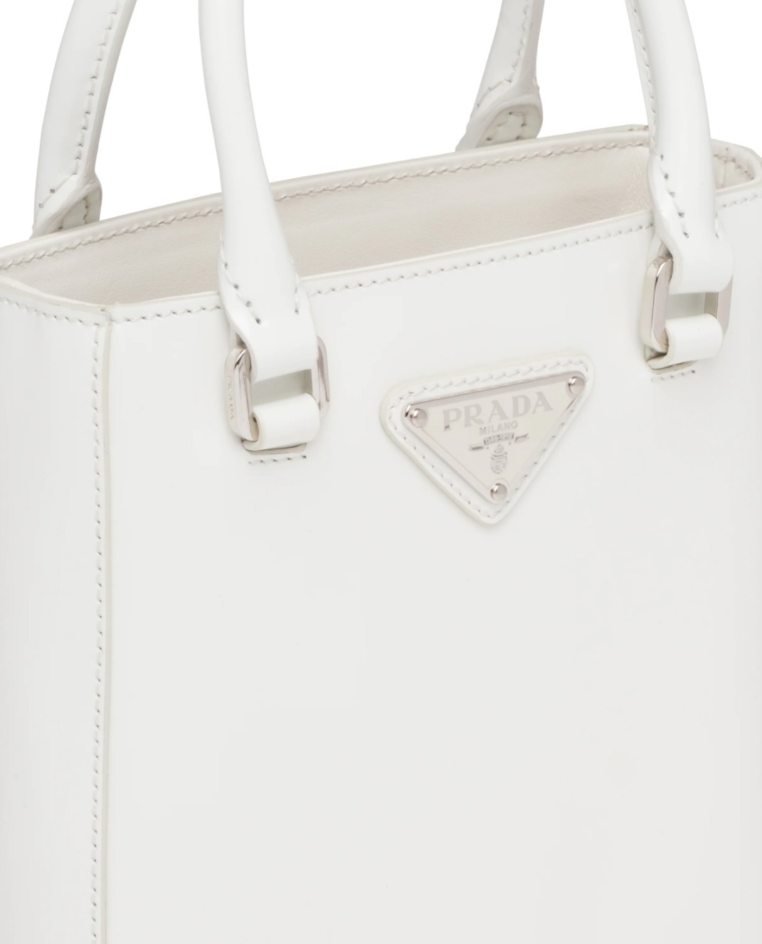 プラダ 【PRADA】スモール ブラッシュドレザー トートバッグ 1BA331_ZO6_F0009_V_OOO