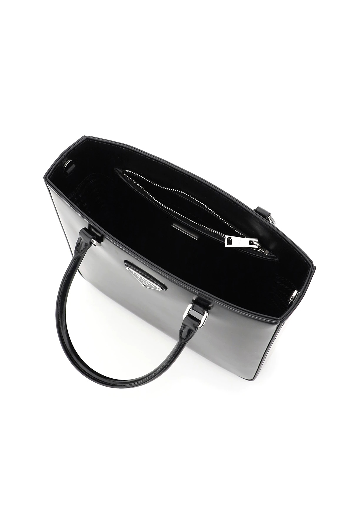 プラダ PRADA ロゴディテールのブラッシュドレザートートバッグ 1BA330 V OOO ZO6