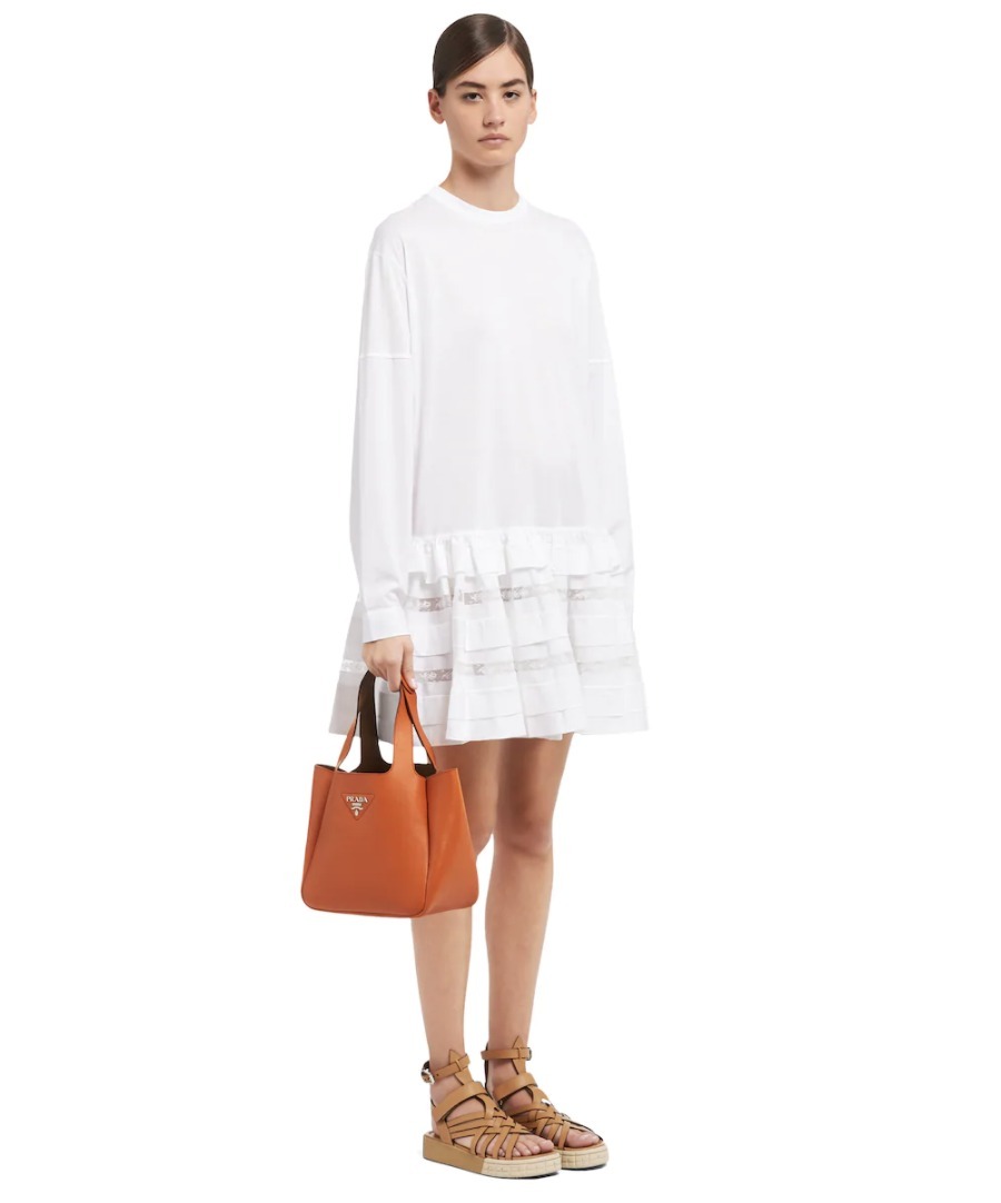 プラダ PRADA レザー ミニ トートバッグ スモールバッグ レディース 1BG335_2BBE_F0LK0_V_OOO