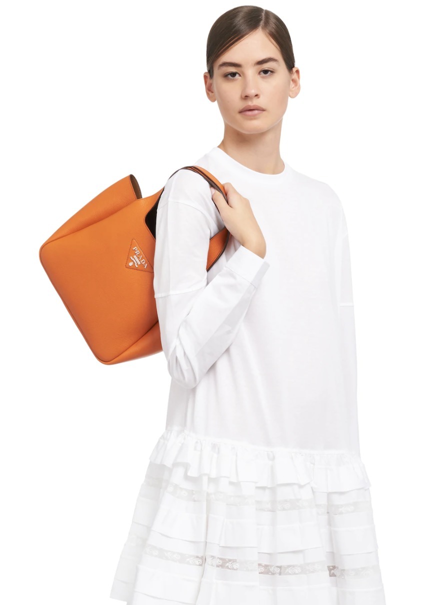 プラダ PRADA レザー ミニ トートバッグ スモールバッグ レディース 1BG335_2BBE_F0LK0_V_OOO