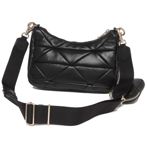 プラダバッグ ショルダーバッグ ハンドバッグ パッチワーク ミニバッグ ブラック レディース PRADA 1BC157 2DMO F0002