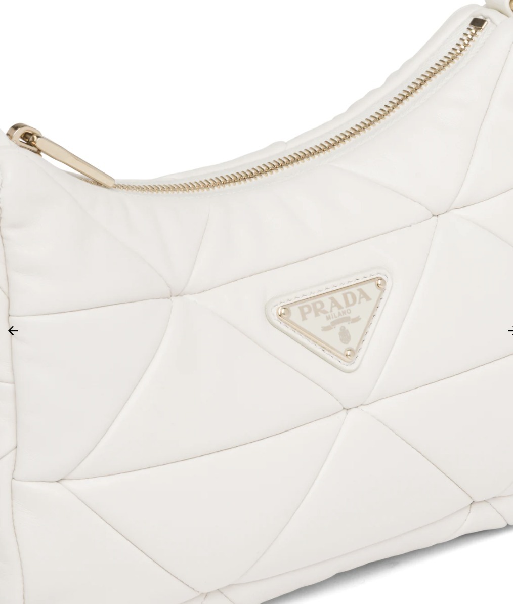 プラダ Prada System ナッパレザー パッチワーク ショルダーバッグ 1BC157_2DMO_F0009_V_L9O