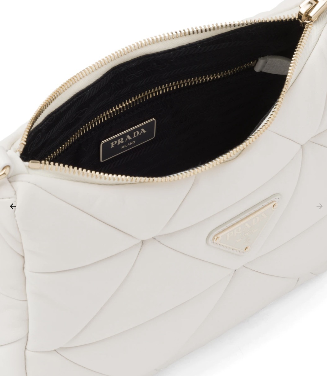 プラダ Prada System ナッパレザー パッチワーク ショルダーバッグ 1BC157_2DMO_F0009_V_L9O