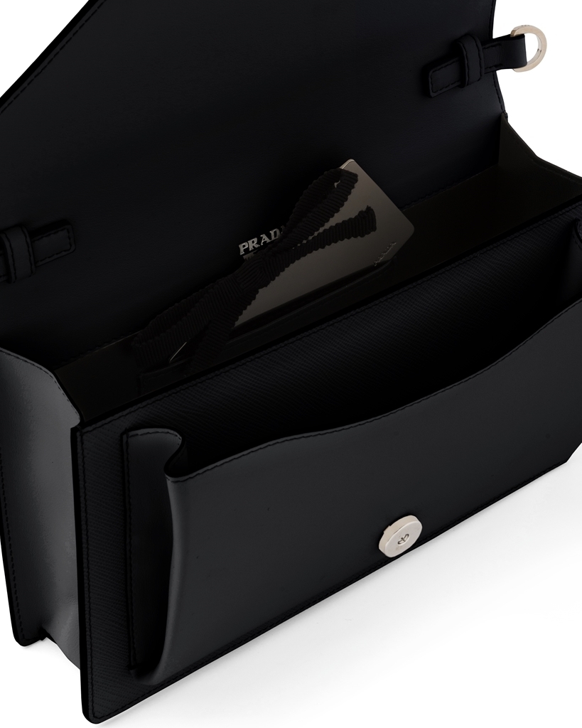 PRADA プラダ サフィアーノレザー ミニ エンベロープバッグ ブラック 1BP020_2EVU_F0VCN