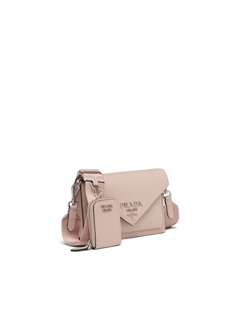 PRADA プラダ サフィアーノレザー ミニ エンベロープバッグ ウォーターリリー 1BP020_2EVU_F0VCN